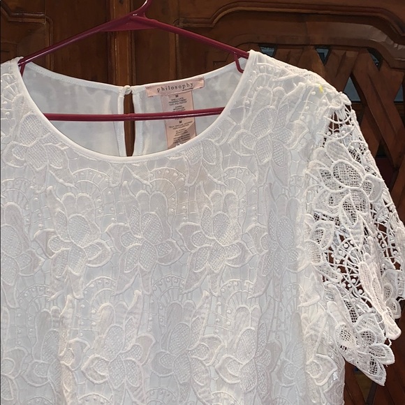 NWT Philosophy Lace Top, Size Medium - Picture 2 of 10
